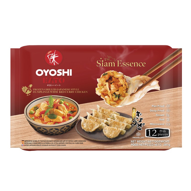 โอโยชิ อีทโตะ สยาม เอสเซนส์ เกี๊ยวซ่า ไส้แกงแดงไก่